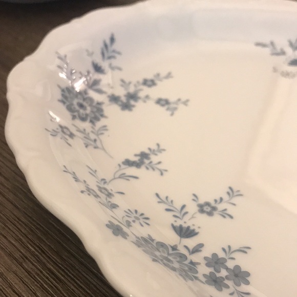 Seltmann Weiden 13 1/2” serving platter Christina Porcelain Bavarian blue GUC - Picture 4 of 6